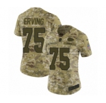 Women's Nike Kansas City Chiefs #75 Cameron Erving Limited Camo 2018 Salute to Service NFL Jersey