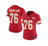 Women's Nike Kansas City Chiefs #76 Laurent Duvernay-Tardif Limited Red Rush NFL Jersey
