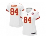 Women's Nike Kansas City Chiefs #84 Demetrius Harris Limited White NFL Jersey
