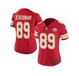 Women's Nike Kansas City Chiefs #89 Gavin Escobar Limited Red Rush NFL Jersey