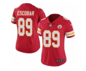 Women's Nike Kansas City Chiefs #89 Gavin Escobar Limited Red Rush NFL Jersey