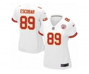 Women's Nike Kansas City Chiefs #89 Gavin Escobar Limited White NFL Jersey