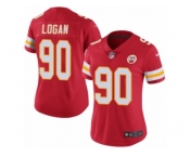 Women's Nike Kansas City Chiefs #90 Bennie Logan Limited Red Rush NFL Jersey