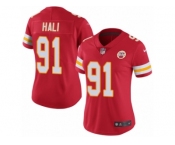 Women's Nike Kansas City Chiefs #91 Tamba Hali Limited Red Rush NFL Jersey