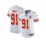 Women's Nike Kansas City Chiefs #91 Tamba Hali Vapor Untouchable Limited White NFL Jersey