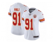 Women's Nike Kansas City Chiefs #91 Tamba Hali Vapor Untouchable Limited White NFL Jersey
