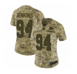Women's Nike Kansas City Chiefs #94 Jarvis Jenkins Limited Camo 2018 Salute to Service NFL Jersey