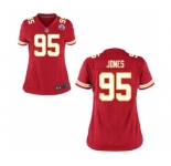 Women's Nike Kansas City Chiefs #95 Chris Jones Red Team Color NFL Jersey