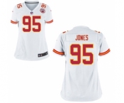 Women's Nike Kansas City Chiefs #95 Chris Jones White NFL Jersey