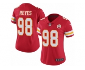 Women's Nike Kansas City Chiefs #98 Kendall Reyes Limited Red Rush NFL Jersey