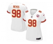 Women's Nike Kansas City Chiefs #98 Kendall Reyes Limited White NFL Jersey