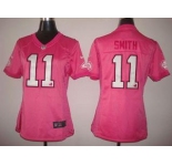 nike women nfl jerseys kansas city chiefs #11 smith pink[nike love]