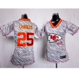 nike women nfl jerseys kansas city chiefs #25 charles[fem fan zebra]