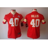 nike women nfl jerseys kansas city chiefs #40 hillis red[nike limited]