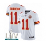 Youth Kansas City Chiefs #11 Demarcus Robinson White Vapor Untouchable Limited Player Super Bowl LIV Bound Football Jersey