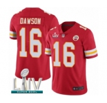 Youth Kansas City Chiefs #16 Len Dawson Red Team Color Vapor Untouchable Limited Player Super Bowl LIV Bound Football Jersey