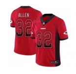 Youth Kansas City Chiefs #32 Marcus Allen Limited Red Rush Drift Fashion Football Jersey