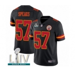 Youth Kansas City Chiefs #57 Breeland Speaks Limited Black Rush Vapor Untouchable Super Bowl LIV Bound Football Jersey