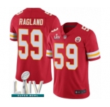 Youth Kansas City Chiefs #59 Reggie Ragland Red Team Color Vapor Untouchable Limited Player Super Bowl LIV Bound Football Jersey