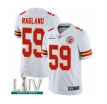 Youth Kansas City Chiefs #59 Reggie Ragland White Vapor Untouchable Limited Player Super Bowl LIV Bound Football Jersey