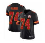 Youth Kansas City Chiefs #74 Martinas Rankin Limited Black Rush Vapor Untouchable Football Jersey