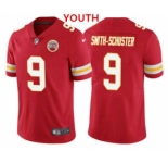 Youth Kansas City Chiefs #9 JuJu Smith-Schuster Red 2022 Vapor Untouchable Stitched NFL Nike Limited Jersey