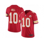 Youth Nike Kansas City Chiefs #10 Tyreek Hill Limited Red Rush NFL Jersey