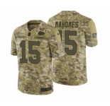 Youth Nike Kansas City Chiefs #15 Patrick Mahomes Limited Camo 2018 Salute to Service NFL Jersey
