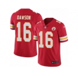 Youth Nike Kansas City Chiefs #16 Len Dawson Limited Red Rush NFL Jersey