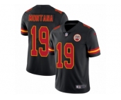 Youth Nike Kansas City Chiefs #19 Joe Montana Limited Black Rush NFL Jersey