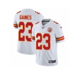 Youth Nike Kansas City Chiefs #23 Phillip Gaines Vapor Untouchable Limited White NFL Jersey