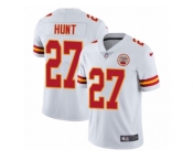 Youth Nike Kansas City Chiefs #27 Kareem Hunt Vapor Untouchable Limited White NFL Jersey
