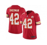 Youth Nike Kansas City Chiefs #42 Anthony Sherman Limited Red Rush NFL Jersey