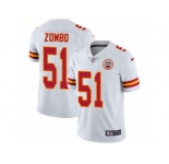 Youth Nike Kansas City Chiefs #51 Frank Zombo Vapor Untouchable Limited White NFL Jersey