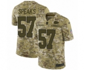 Youth Nike Kansas City Chiefs #57 Breeland Speaks Limited Camo 2018 Salute to Service NFL Jersey