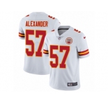 Youth Nike Kansas City Chiefs #57 D.J. Alexander Vapor Untouchable Limited White NFL Jersey