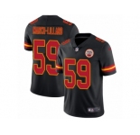 Youth Nike Kansas City Chiefs #59 Justin March-Lillard Limited Black Rush NFL Jersey