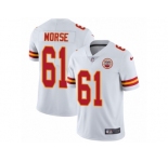 Youth Nike Kansas City Chiefs #61 Mitch Morse Vapor Untouchable Limited White NFL Jersey