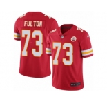 Youth Nike Kansas City Chiefs #73 Zach Fulton Limited Red Rush NFL Jersey