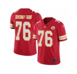 Youth Nike Kansas City Chiefs #76 Laurent Duvernay-Tardif Limited Red Rush NFL Jersey