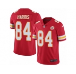 Youth Nike Kansas City Chiefs #84 Demetrius Harris Limited Red Rush NFL Jersey