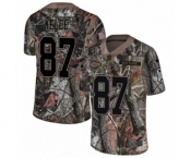 Youth Nike Kansas City Chiefs #87 Travis Kelce Camo Rush Realtree Limited NFL Jersey