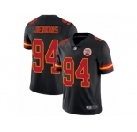 Youth Nike Kansas City Chiefs #94 Jarvis Jenkins Limited Black Rush NFL Jersey