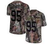 Youth Nike Kansas City Chiefs #95 Chris Jones Camo Rush Realtree Limited NFL Jersey