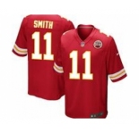 nike youth nfl jerseys kansas city chiefs #11 smith red[nike]