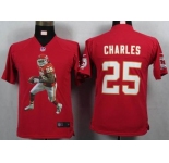 nike youth nfl jerseys kansas city chiefs #25 charles red[portrait fashion]