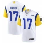 Los Angeles Rams #17 Puka Nacua 2023 New White Game Jersey