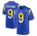 Los Angeles Rams #9 Matthew Stafford Blue 2021 Game Jersey