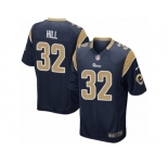 Men's Nike Los Angeles Rams #32 Troy Hill Game Navy Blue Team Color NFL Jersey