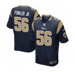 Men's Nike Los Angeles Rams #56 Dante Fowler Jr Game Navy Blue Team Color NFL Jersey